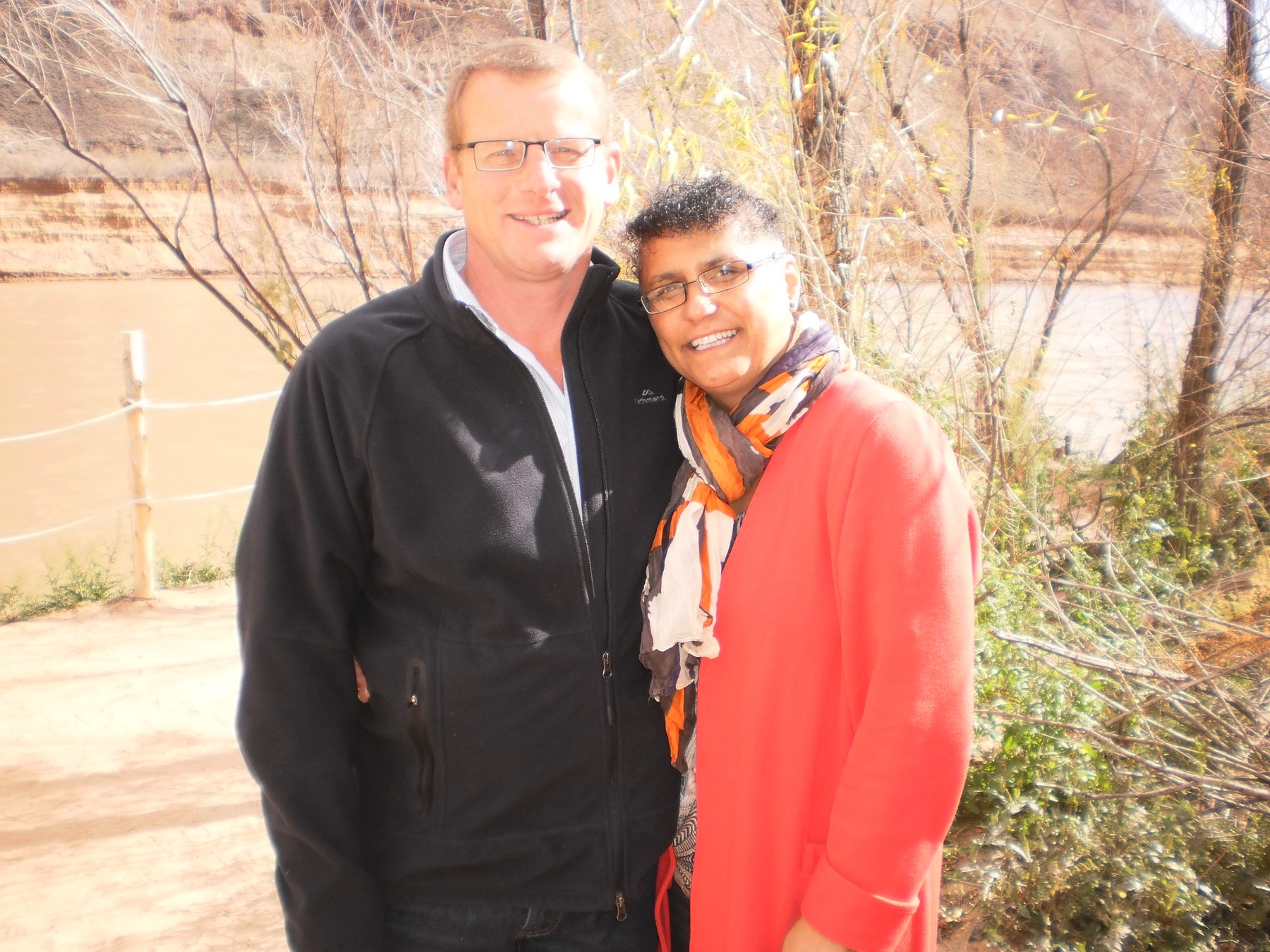 Carmen and Dick, hosts of Whareama Coastal Walk